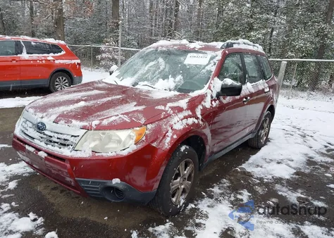 2010 Subaru Forester 2.5X from USA, damaged, VIN JF2SH6BC8AG763132